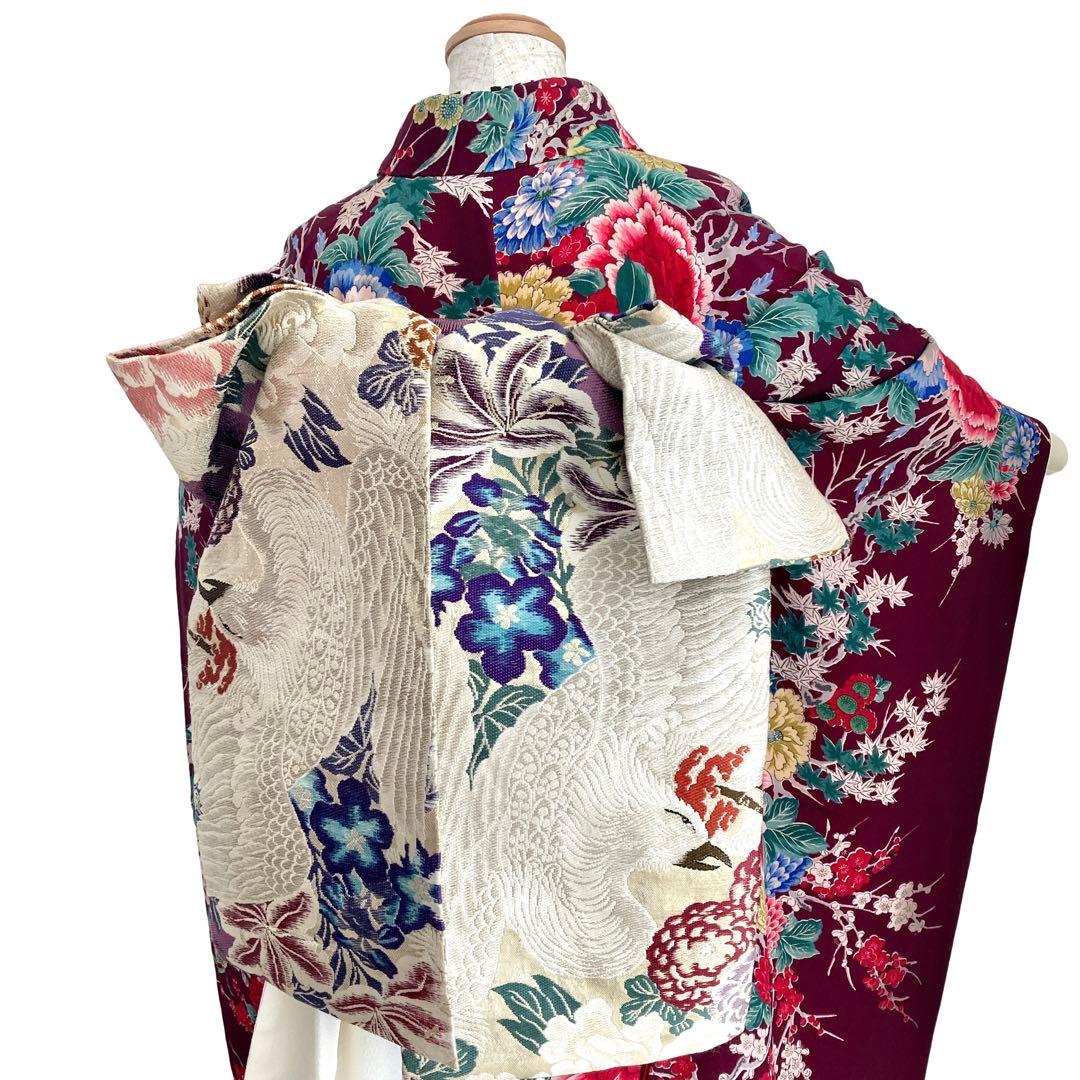 アンティーク 7歳 女の子 子供着物 七五三 アンティーク着物 NO4