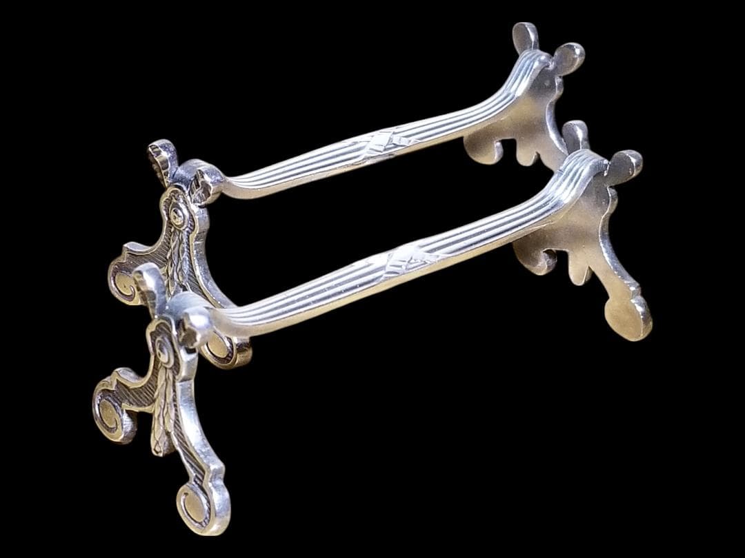 ⭐廃番品⭐クリストフル リュバン ナイフレスト 2本 リボン 箸置き