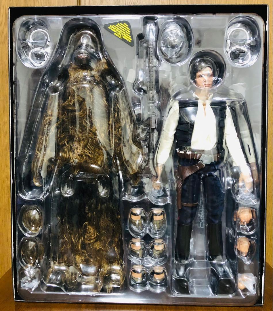 ホットトイズ　スターウォーズ　ハンソロ&チューバッカ　フィギュア