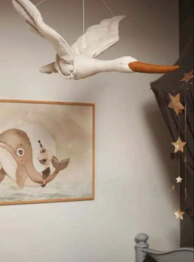 love me decoration Stork (コウノトリぬいぐるみ)