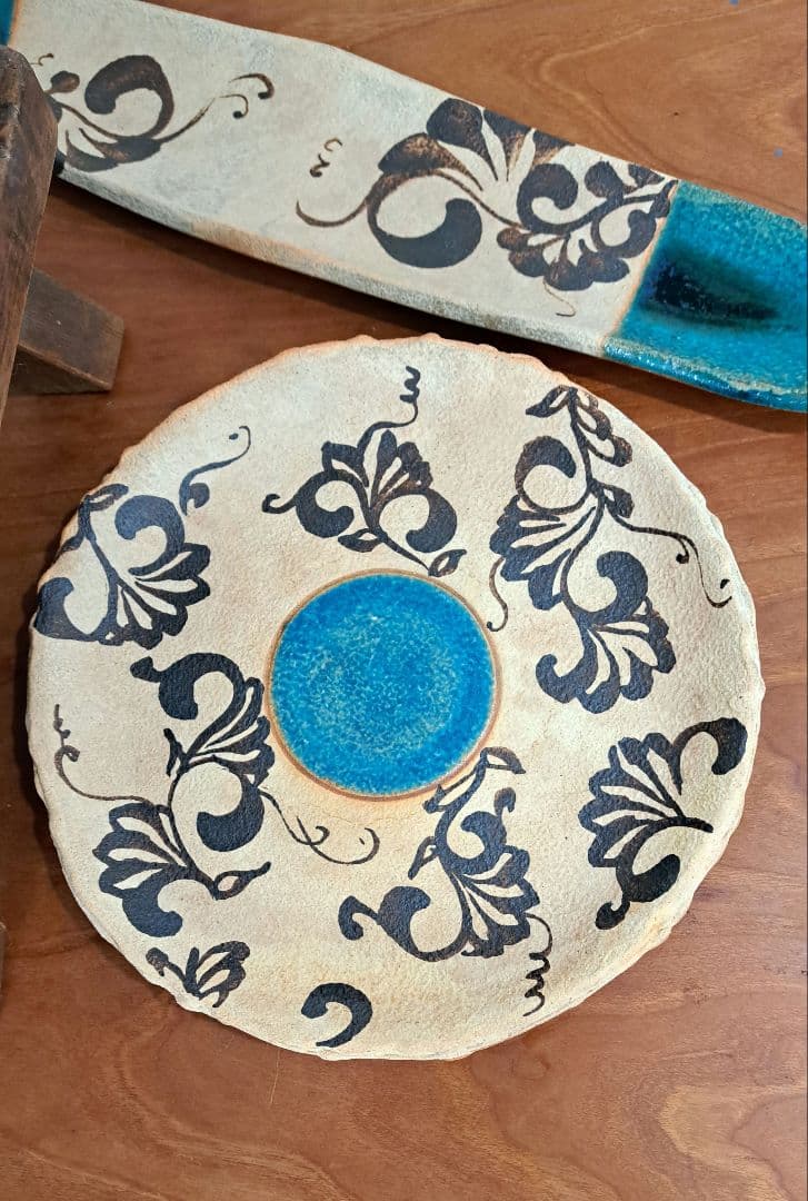 やちむん　北窯　與那原正守さん　皿４点