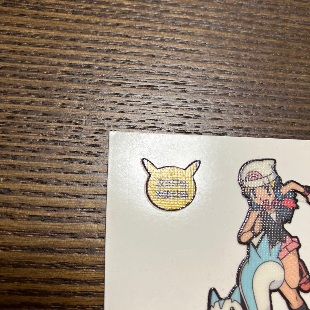 ヒカリ&パチリス 2007年映画公開 ポケモンパンシール デコキャラシール