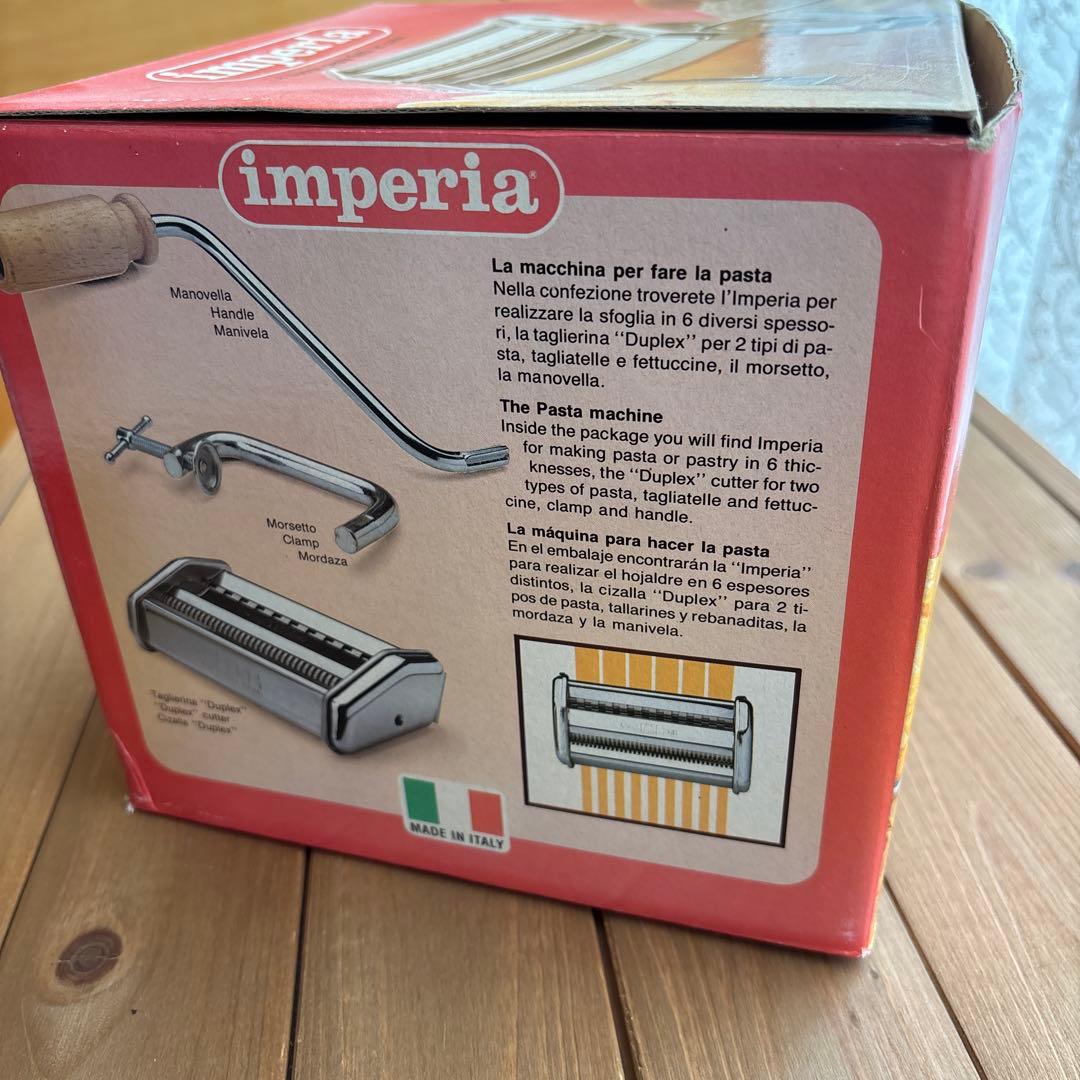 Imperia パスタマシン ハンドル付き