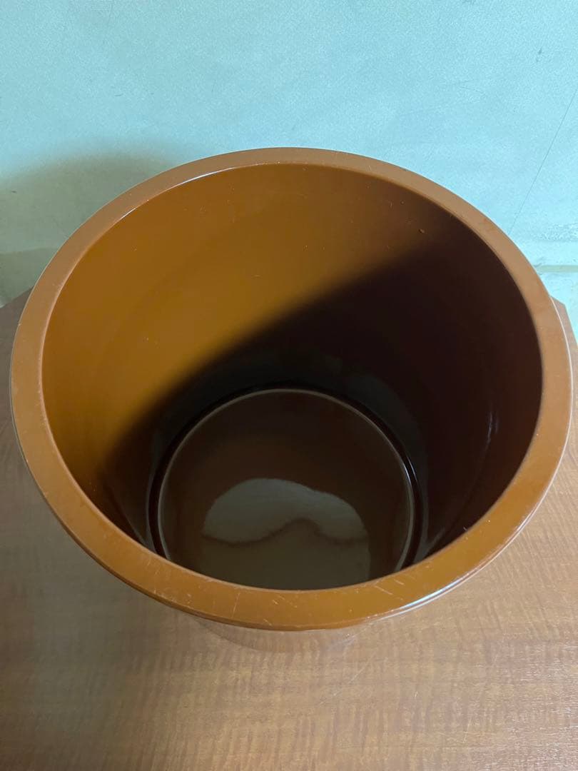 【味噌作り】【久松窯】漬物容器　切立10号蓋付