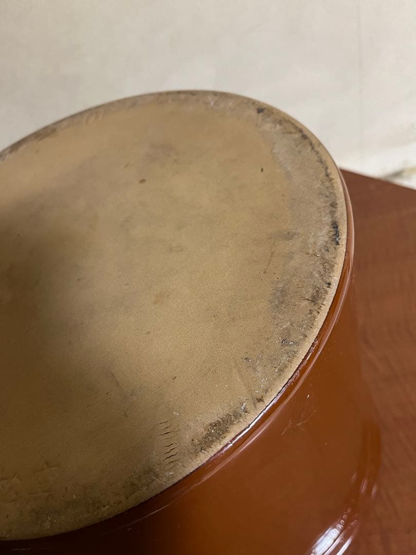 【味噌作り】【久松窯】漬物容器　切立10号蓋付
