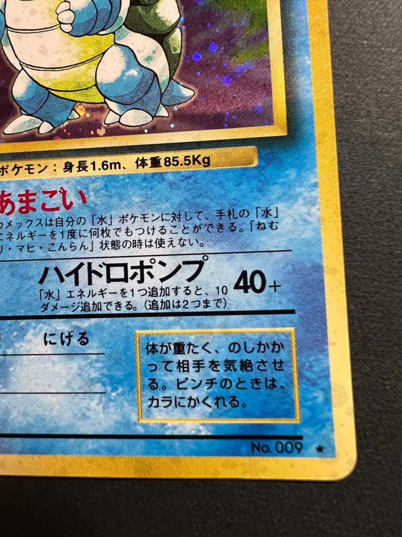 【美品❗️】旧裏　カメックス　キラ