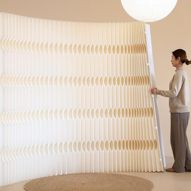 パーテーション間仕切り折り畳み式高さ2ｍ長さ1ｍ-2ｍ組立不要ついたて目隠し