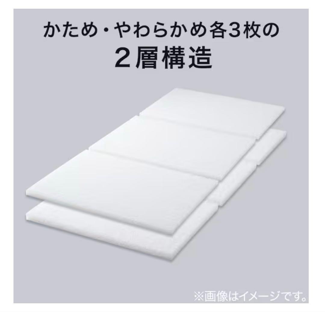 通気性の良い敷布団 セミダブル(Nブレス プラスエア プレミアム) 東洋紡