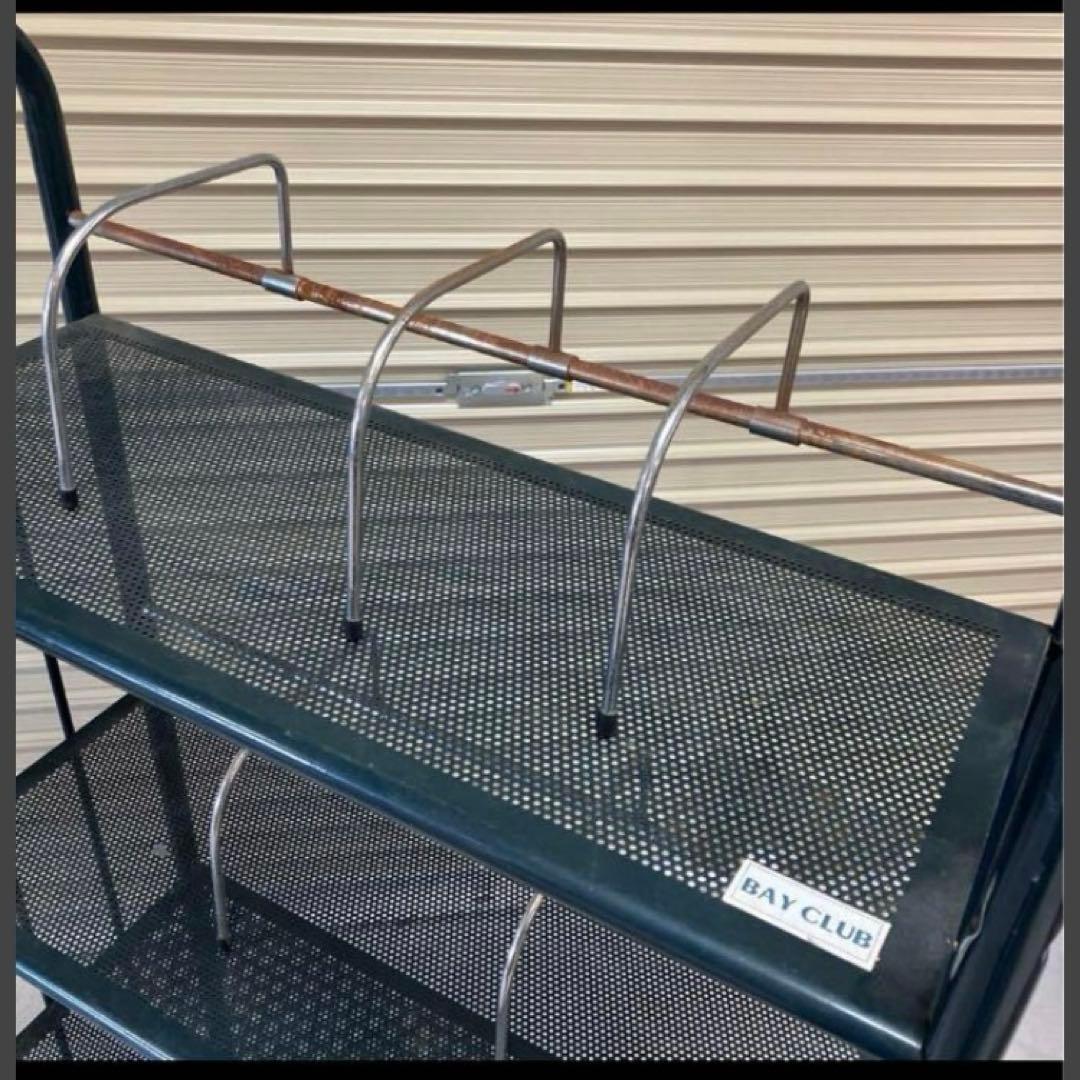 昭和レトロ インダストリアル オープンラック スチールラック 本棚 飾り棚古家具