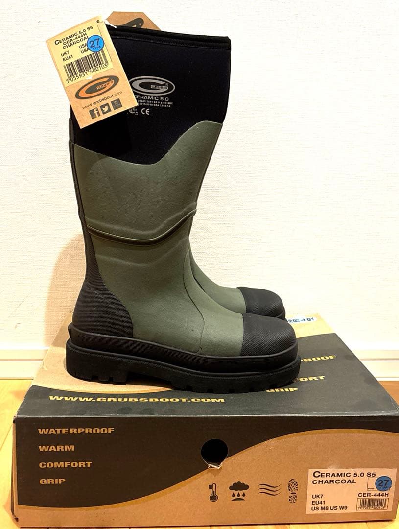 Grubs グラブスブーツ 防寒ネオプレンセーフティーブーツ