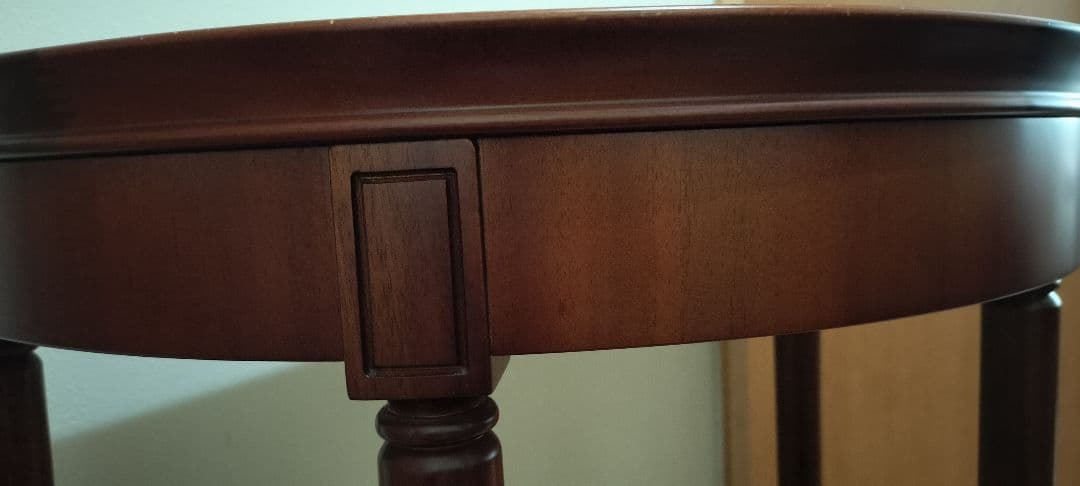 ♪KENT　ケント　木製 半月形テーブル　送料無料