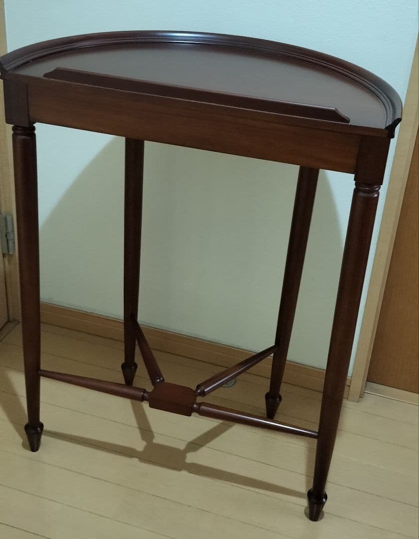 ♪KENT　ケント　木製 半月形テーブル　送料無料