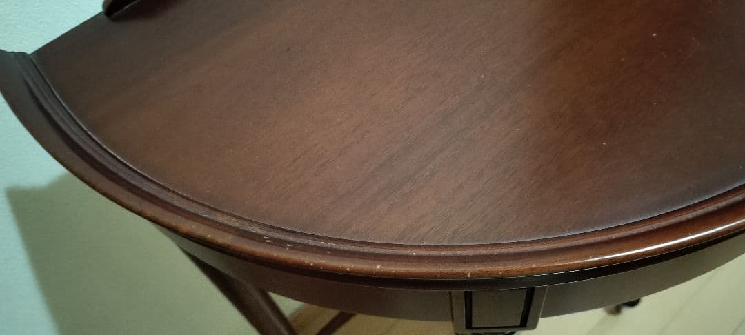 ♪KENT　ケント　木製 半月形テーブル　送料無料