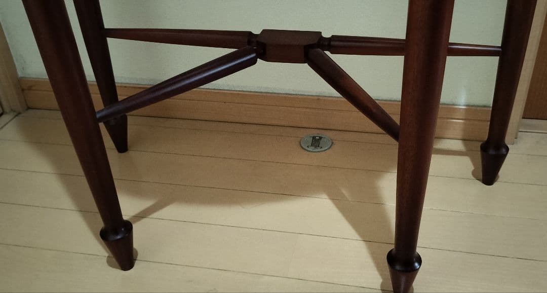 ♪KENT　ケント　木製 半月形テーブル　送料無料