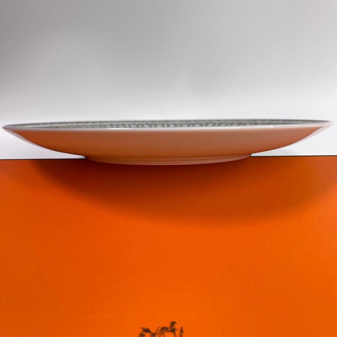 エルメス　デザートプレート 〈モザイク 24〉 プラチナ 1枚　新品未使用品