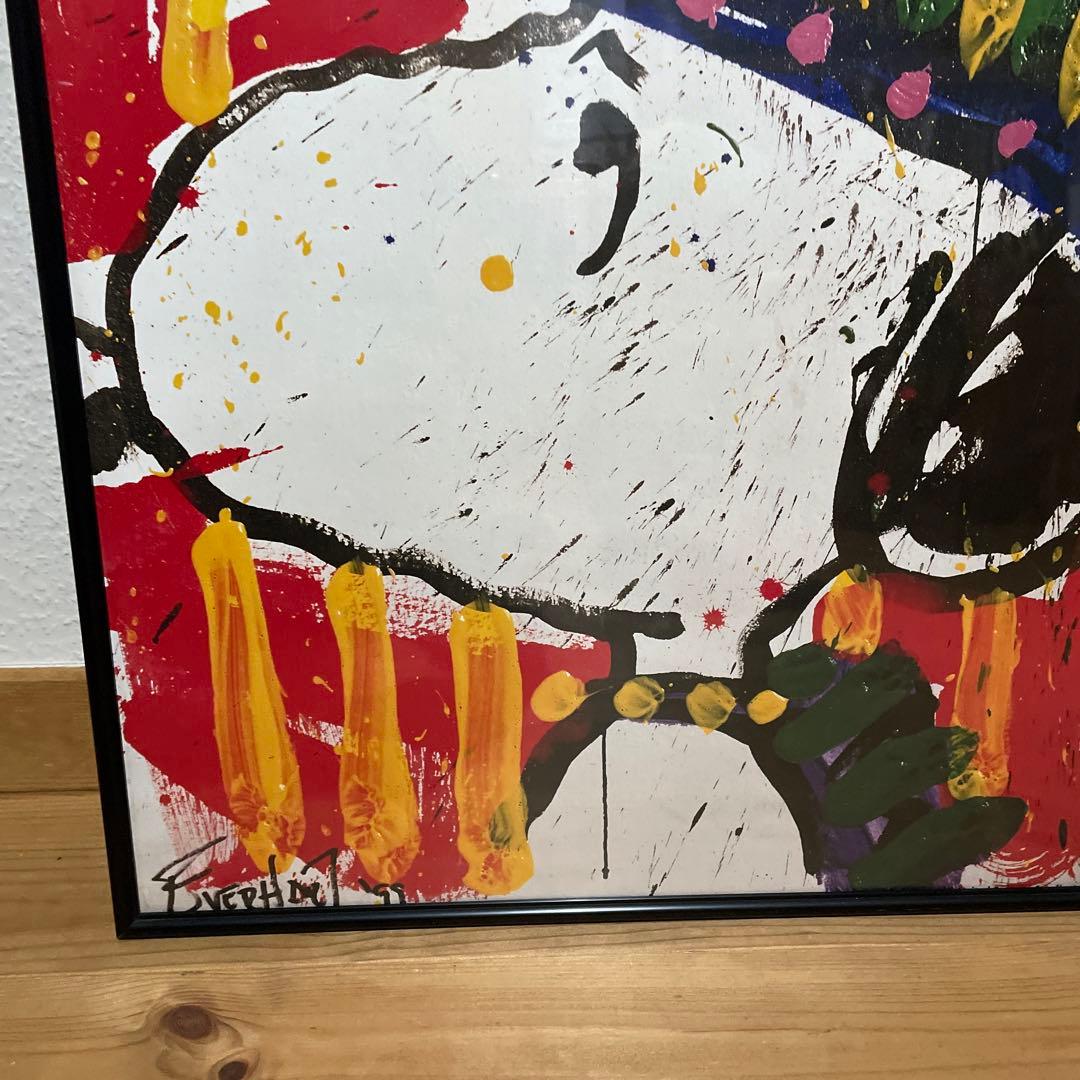 トムエバハート　スヌーピ　ポスター　額縁 出品12月15日迄