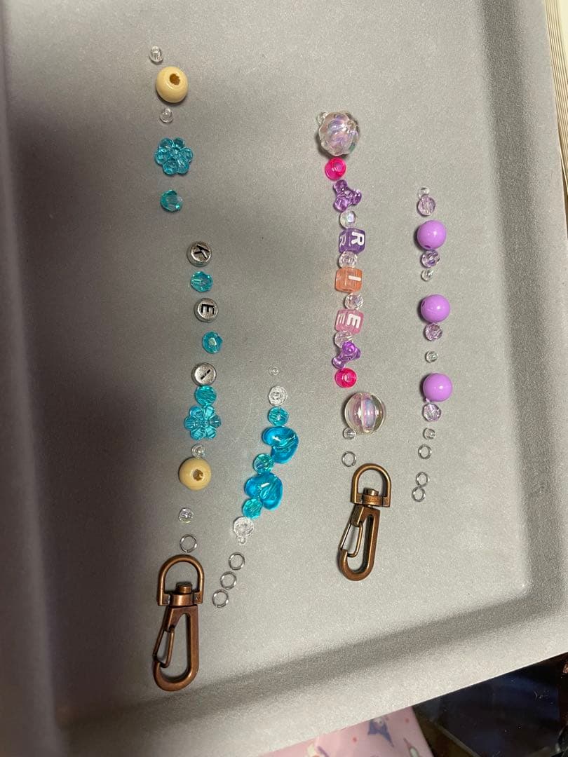 ⭐︎カラフルビーズ ネームタグ⭐︎