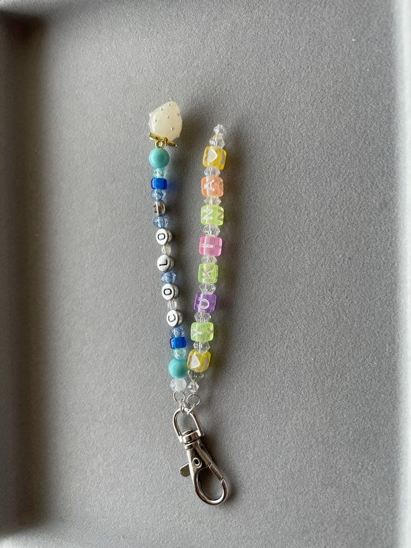 ⭐︎カラフルビーズ ネームタグ⭐︎
