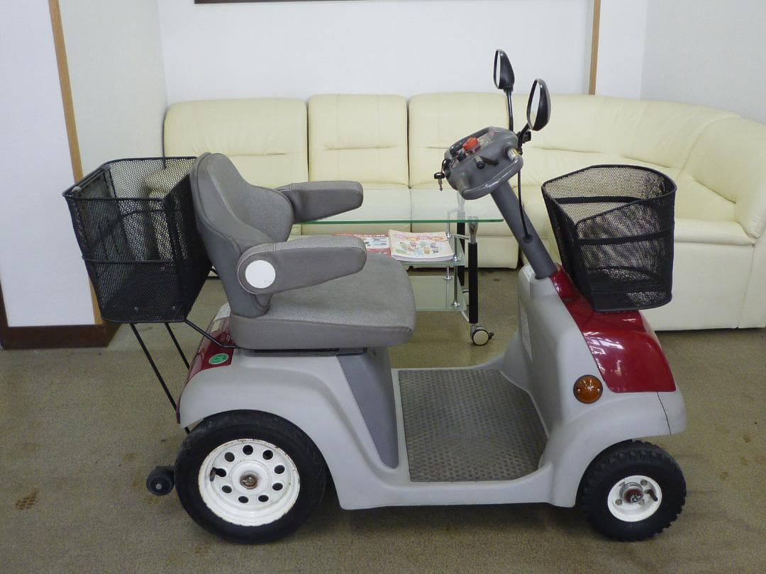 激安★ほぼ全国送込モンパル ML100 電動四車いす シニアカー動作良好 愛媛県