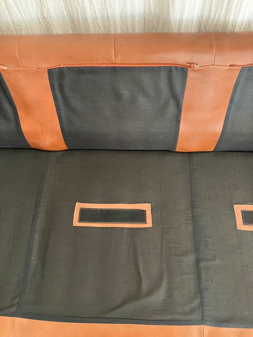 【送料込】unicoウニコ モルン レザーソファ3人掛け