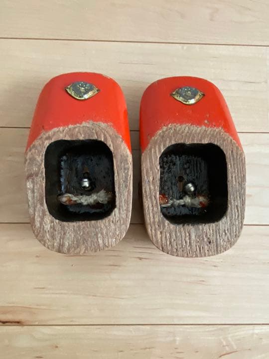 アンティーク　ぽっこり草履　鶴羽