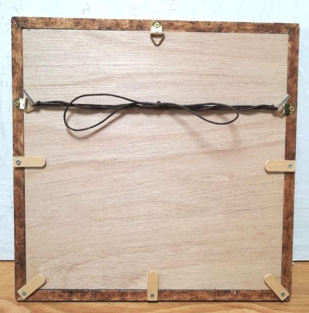 銅版画応用絵画　title「プカプカ猫」