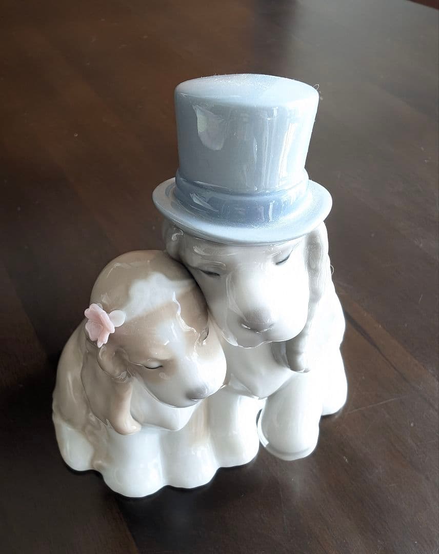 犬の陶器の置物 NAO Spain Handcrafted porcelain