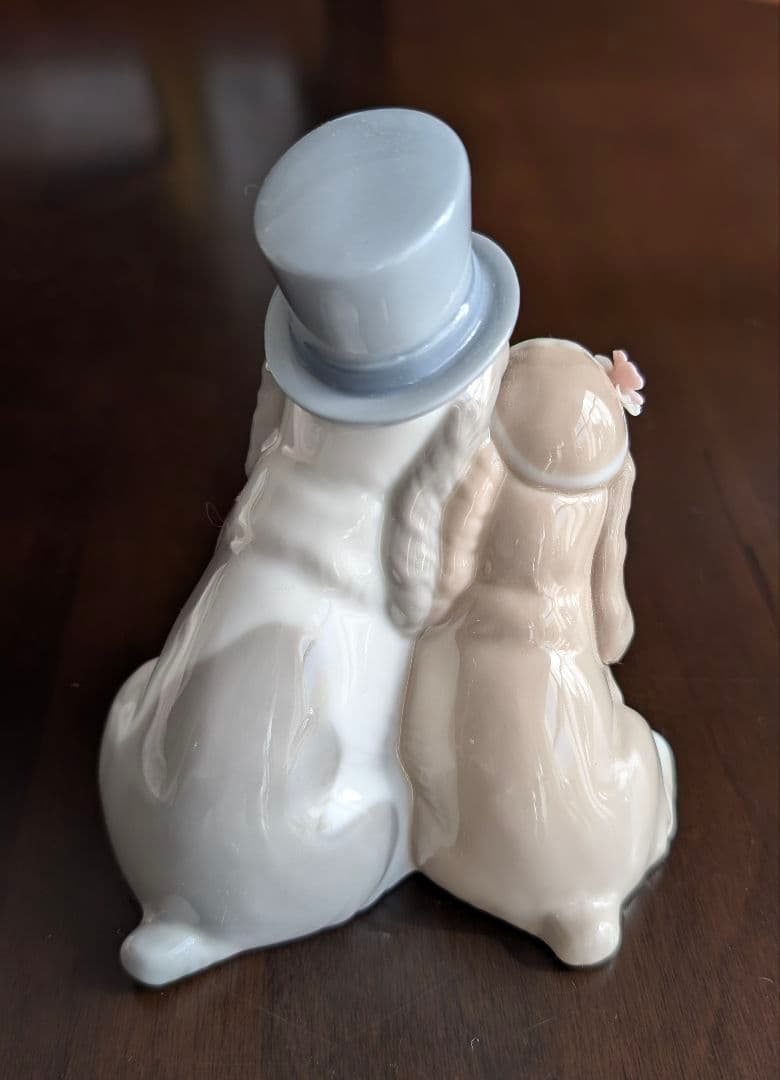 犬の陶器の置物 NAO Spain Handcrafted porcelain