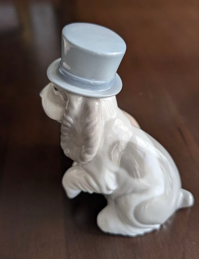 犬の陶器の置物 NAO Spain Handcrafted porcelain