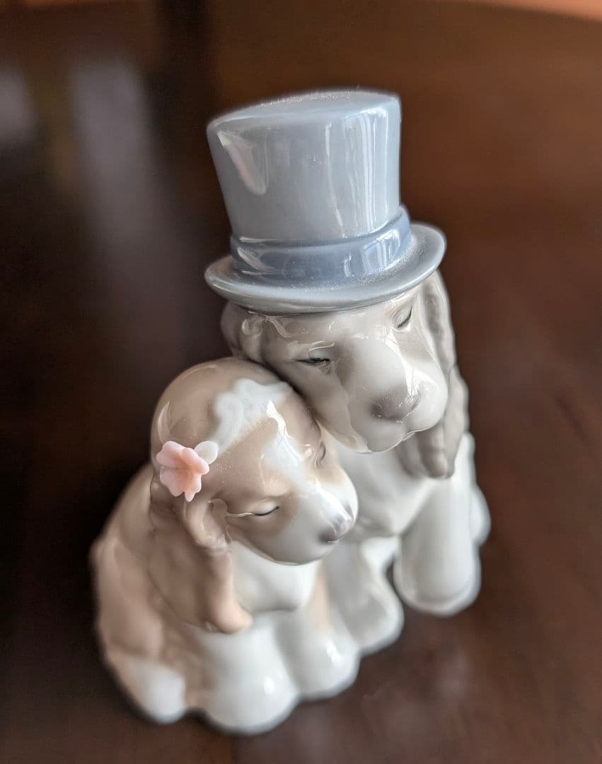 犬の陶器の置物 NAO Spain Handcrafted porcelain