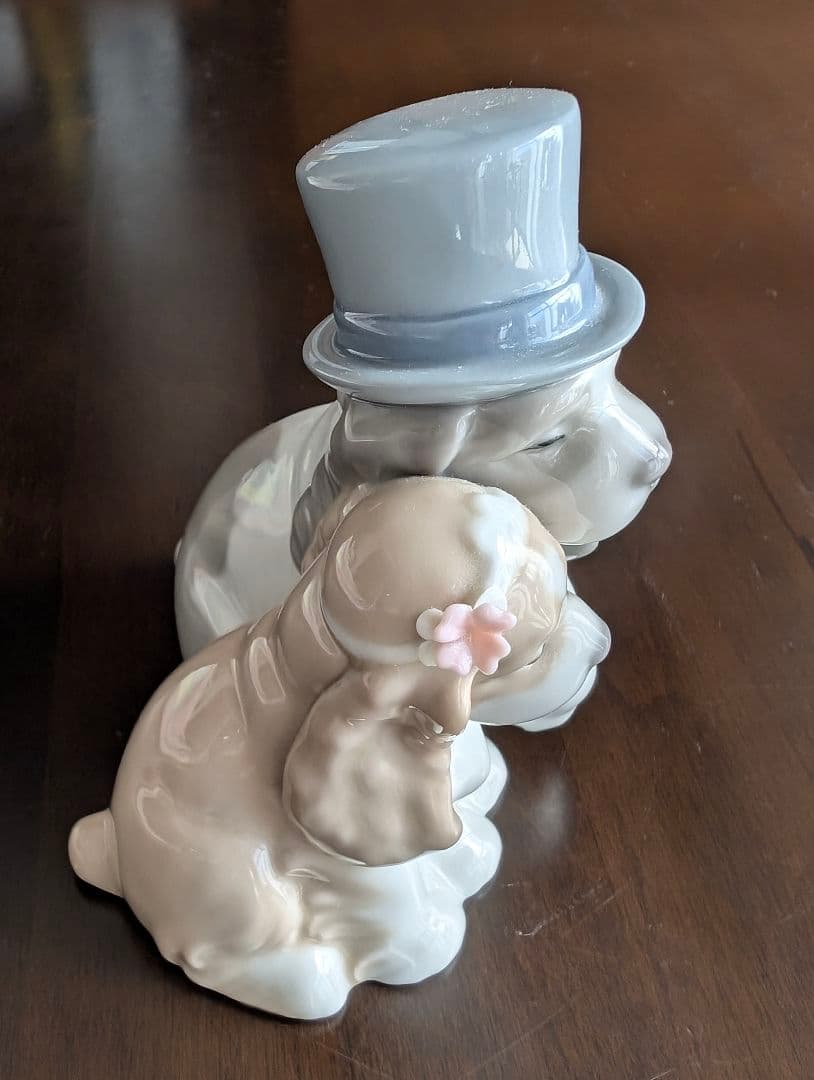 犬の陶器の置物 NAO Spain Handcrafted porcelain