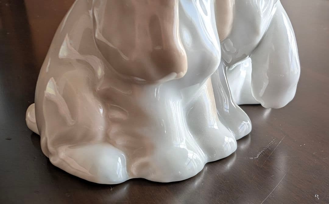 犬の陶器の置物 NAO Spain Handcrafted porcelain