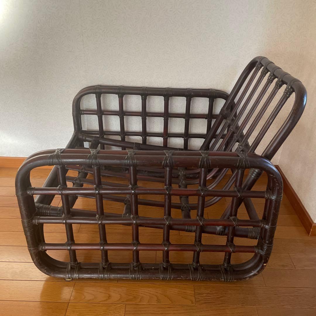 ヤマカワラタン ヴィンテージ 1人掛けソファ パーソナルチェア 山川