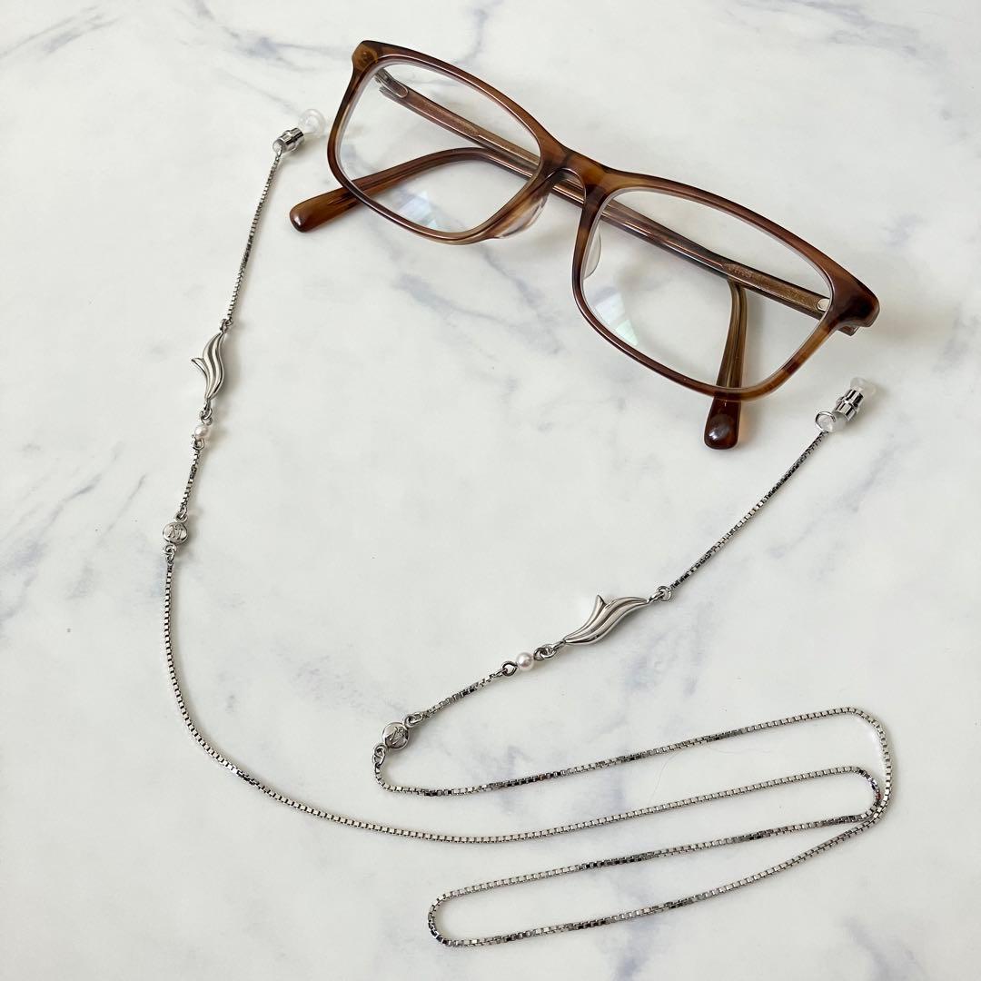 MIKIMOTO✨ミキモト メガネチェーン パールチェーン - メルカリ