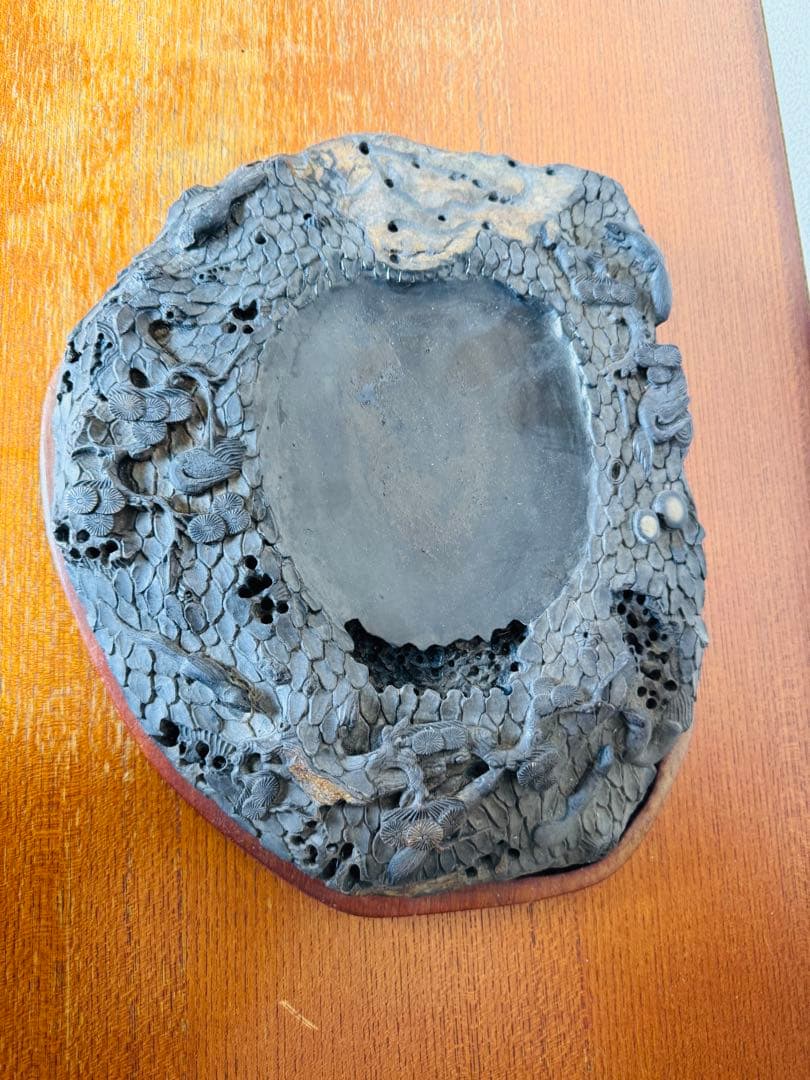 書道 硯 唐硯 大型　端渓硯 中国骨董 赤間硯 龍渓硯　骨董品　レトロ