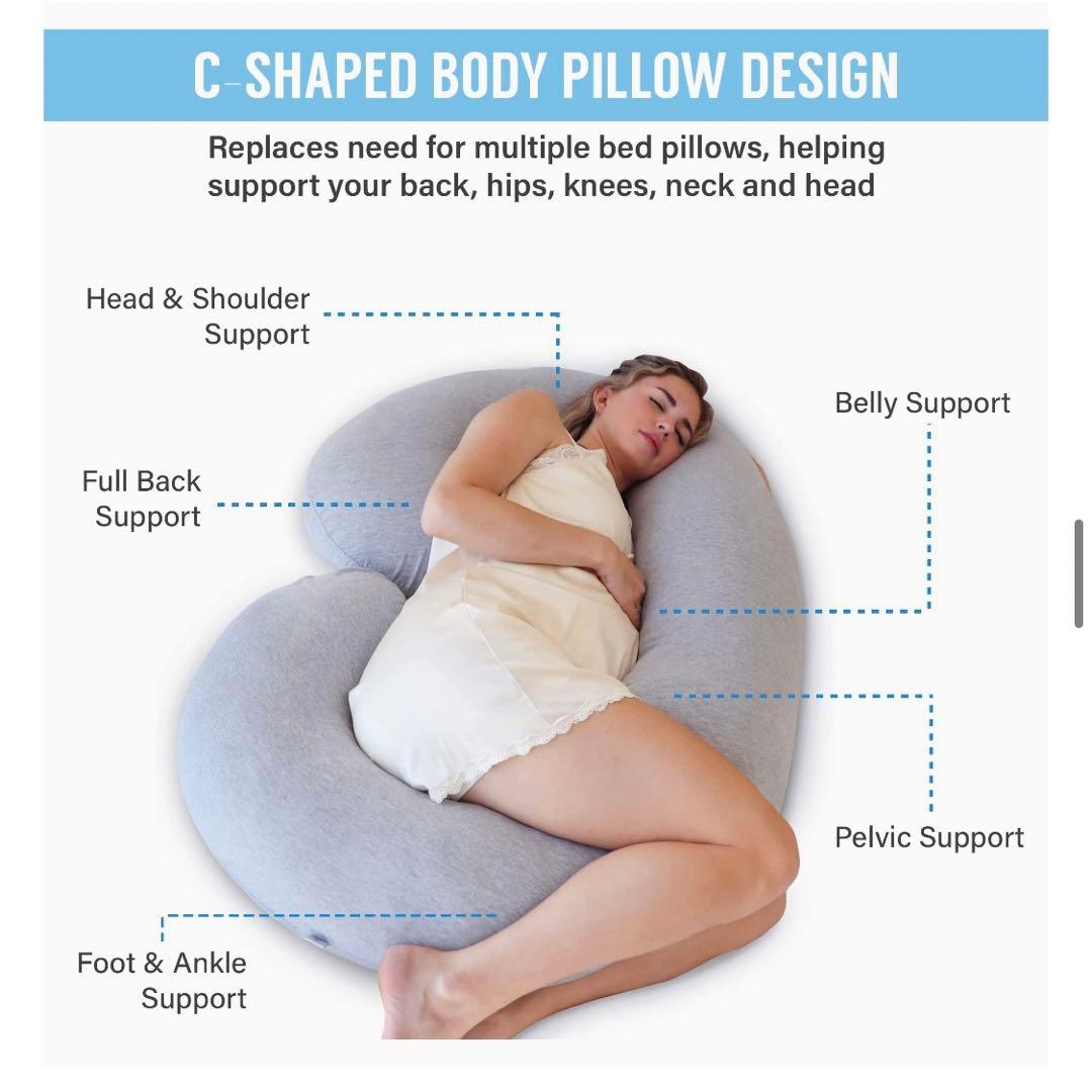 Pharmedoc 妊娠 枕 抱き枕 オーガニック 寝具 睡眠 ボディピロー