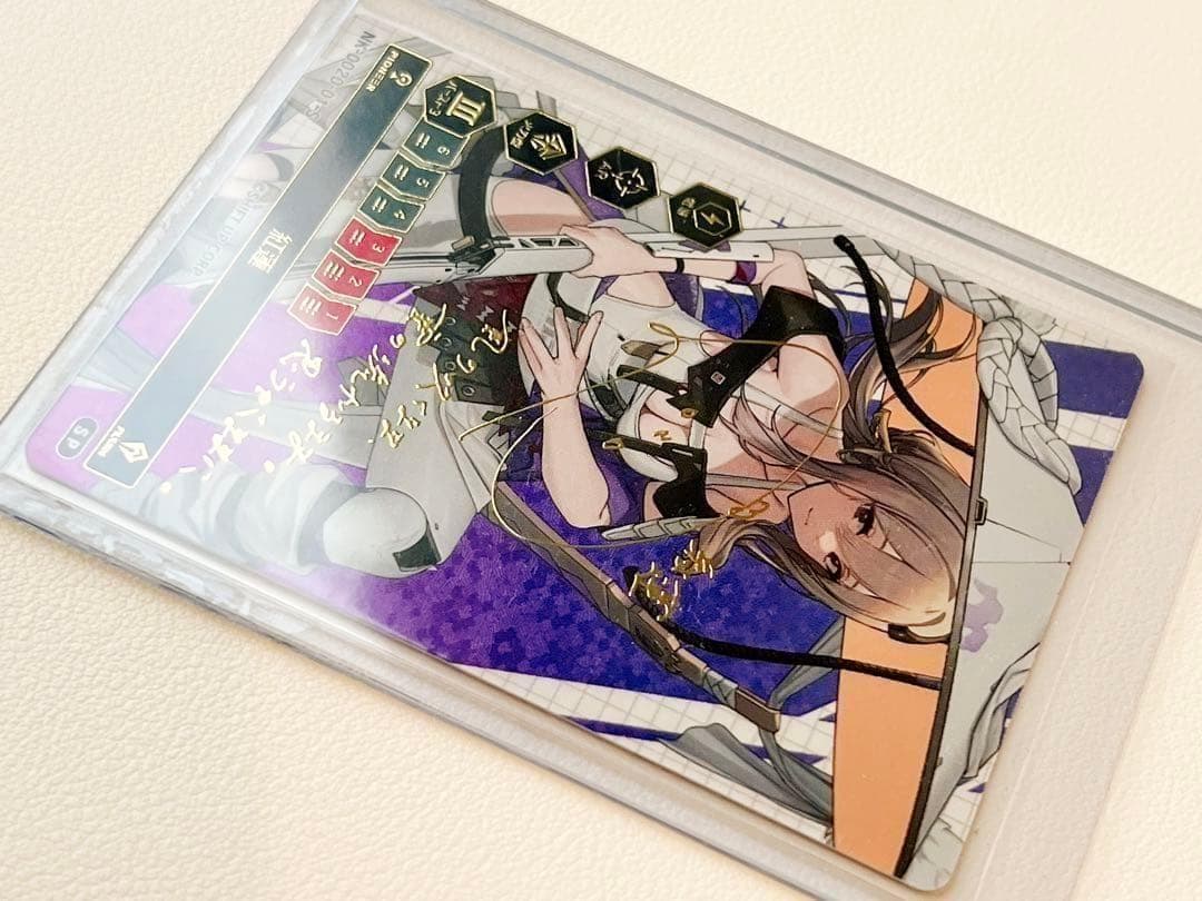 NIKKE DUEL ENCOUNTER 箔押しサインカード 紅蓮 - メルカリ