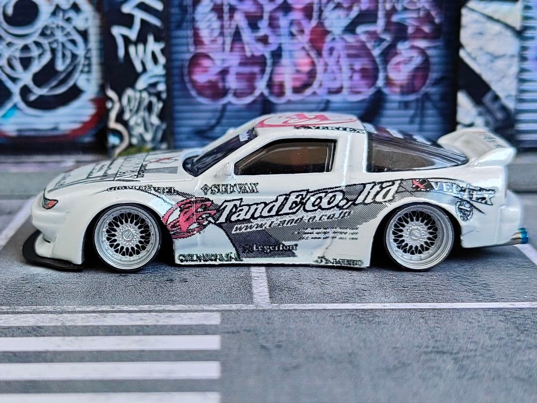 ホットウィールカスタム 日産 シルエイティ シルビア 顔面スワップ