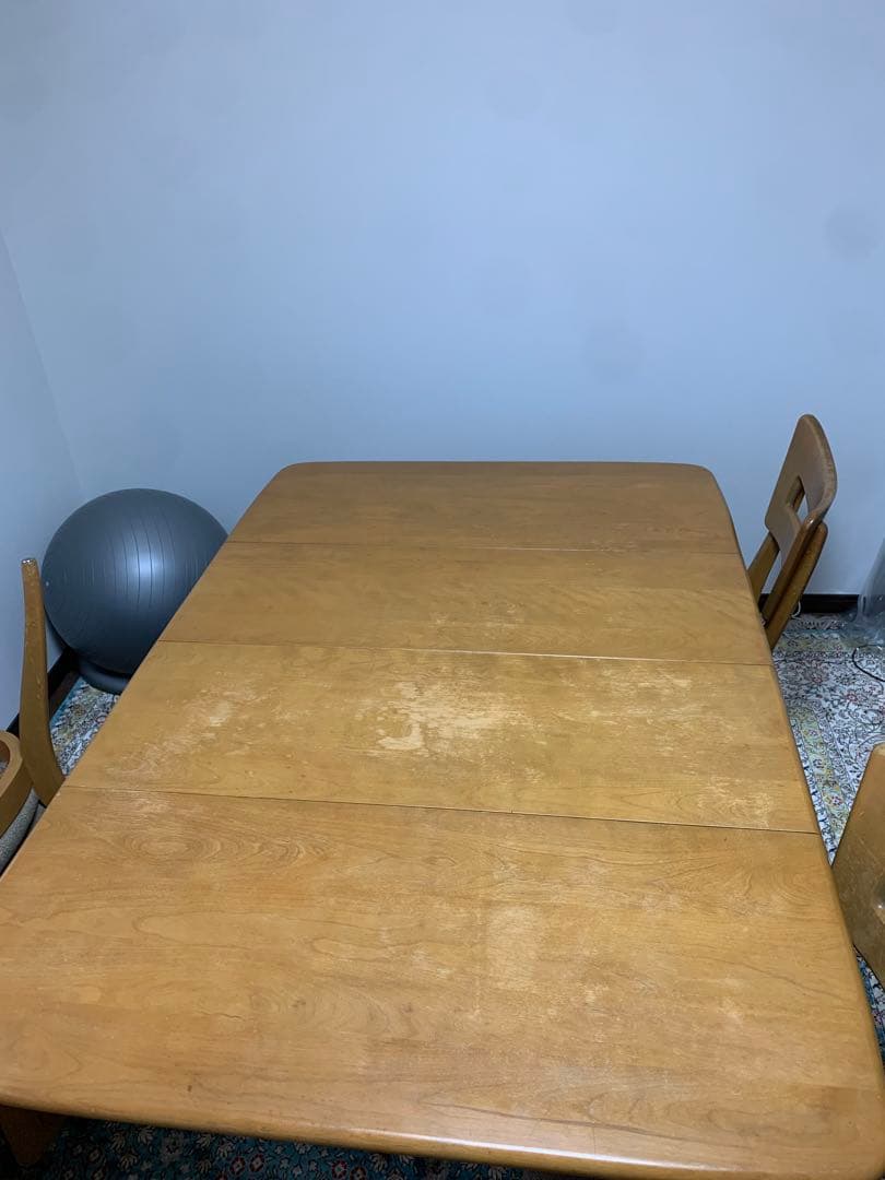 HEY WOOD WAKEFIELD トリプルウィッシュボーンダイニングテーブル