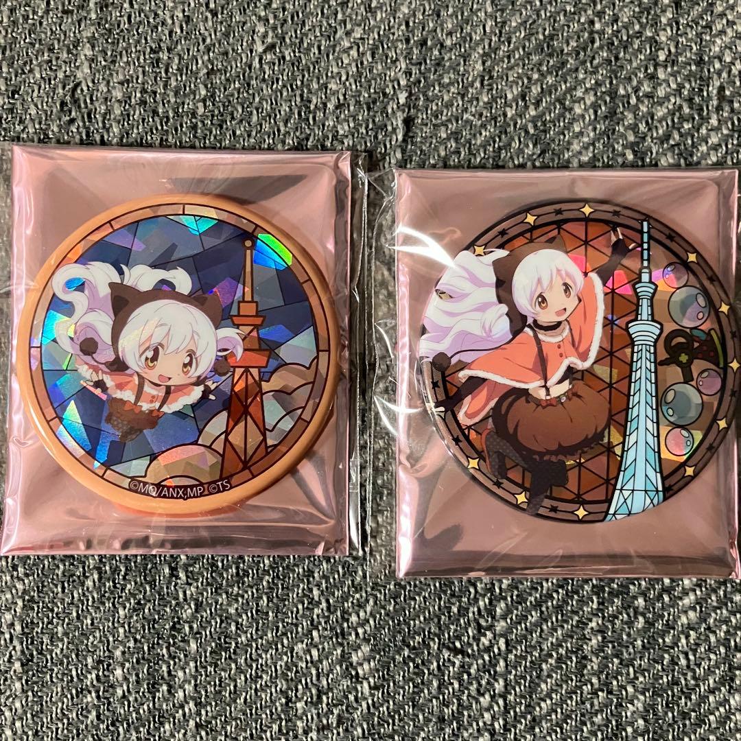 まどマギ スカイツリーコラボ 月夜のワルツ 缶バッジ 百江なぎさ 2種