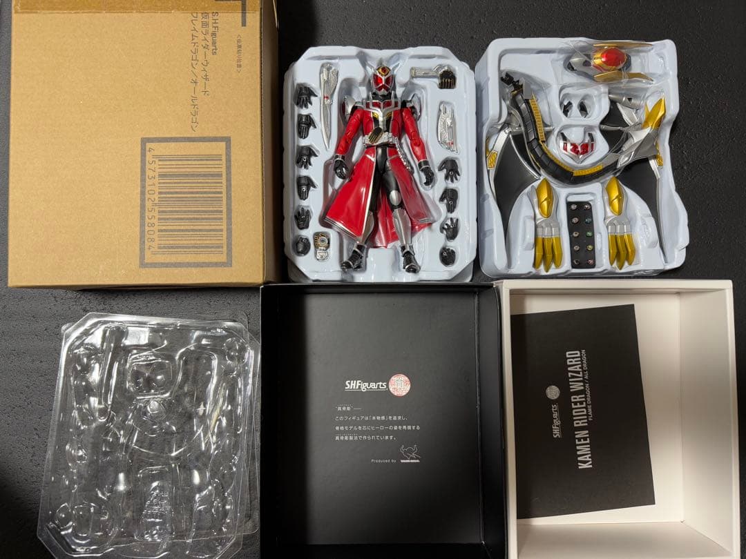 S.H.Figuarts 真骨彫　仮面ライダー 5点 ウィザード バース　W