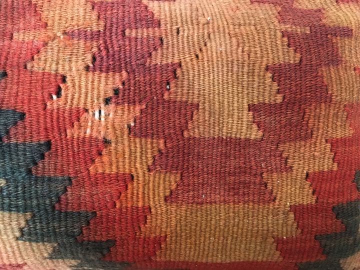 ビンテージラグ　トルコラグ　オールドキリム　クッションカバー