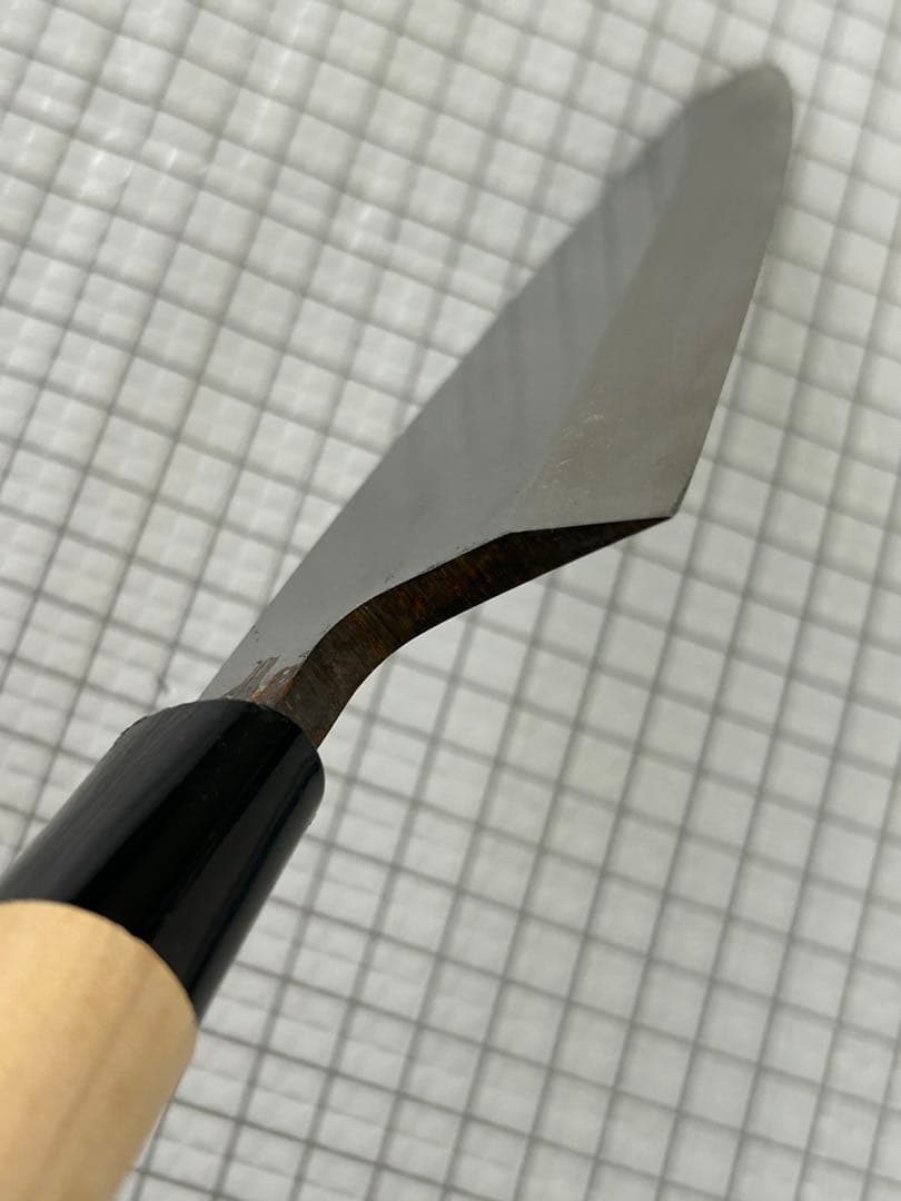 出刃 包丁 出刃包丁 165mm 安来鋼青紙２号 朴丸柄