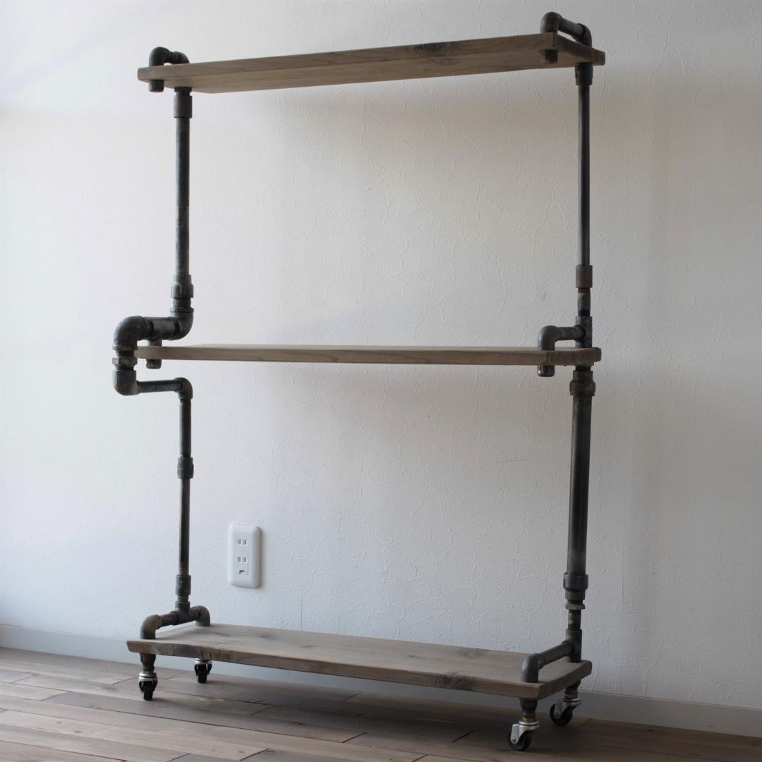 【SALE】vintage iron shelf 1180*800*310