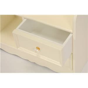 ランドセルラック(子供部屋家具/収納棚) 幅68.5cm ホワイト(白)