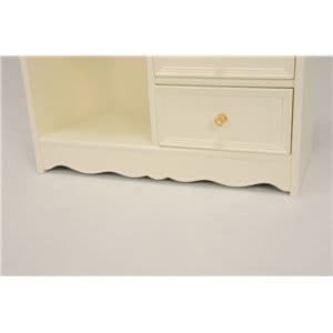 ランドセルラック(子供部屋家具/収納棚) 幅68.5cm ホワイト(白)