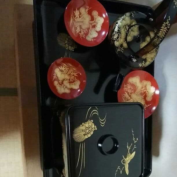 輪島塗お屠蘇器WajimaUrusiware