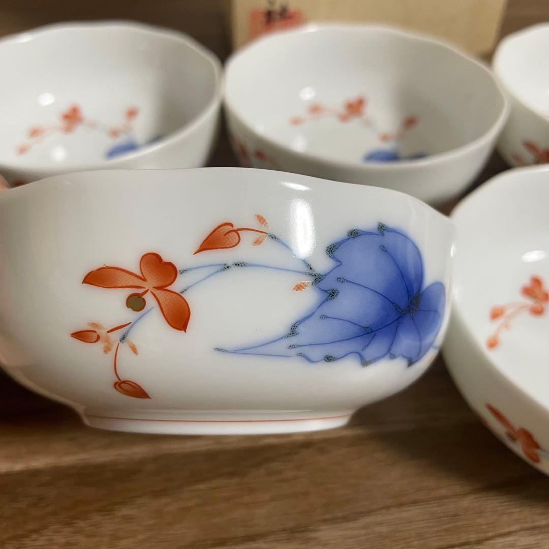 香蘭社】相思花 御鉢揃 有田焼 新品未使用 5客セット - メルカリ