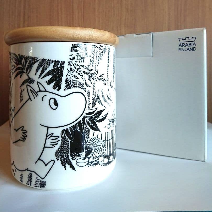 【旧ロゴ/廃盤/未使用】アラビア ムーミン アドベンチャー ジャー(1.2ℓ)