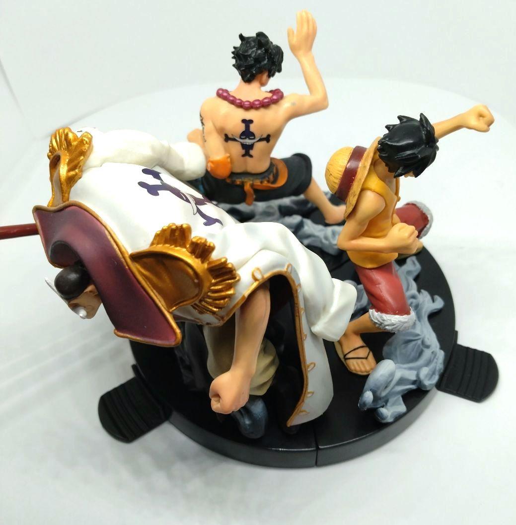 ワンピース 白ひげ エース ルフィ フィギュア - メルカリ